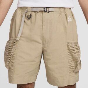 Nike ACG "Snowgrass" Cargo Shorts Mens Size Medium (M) Khaki DV9405 247